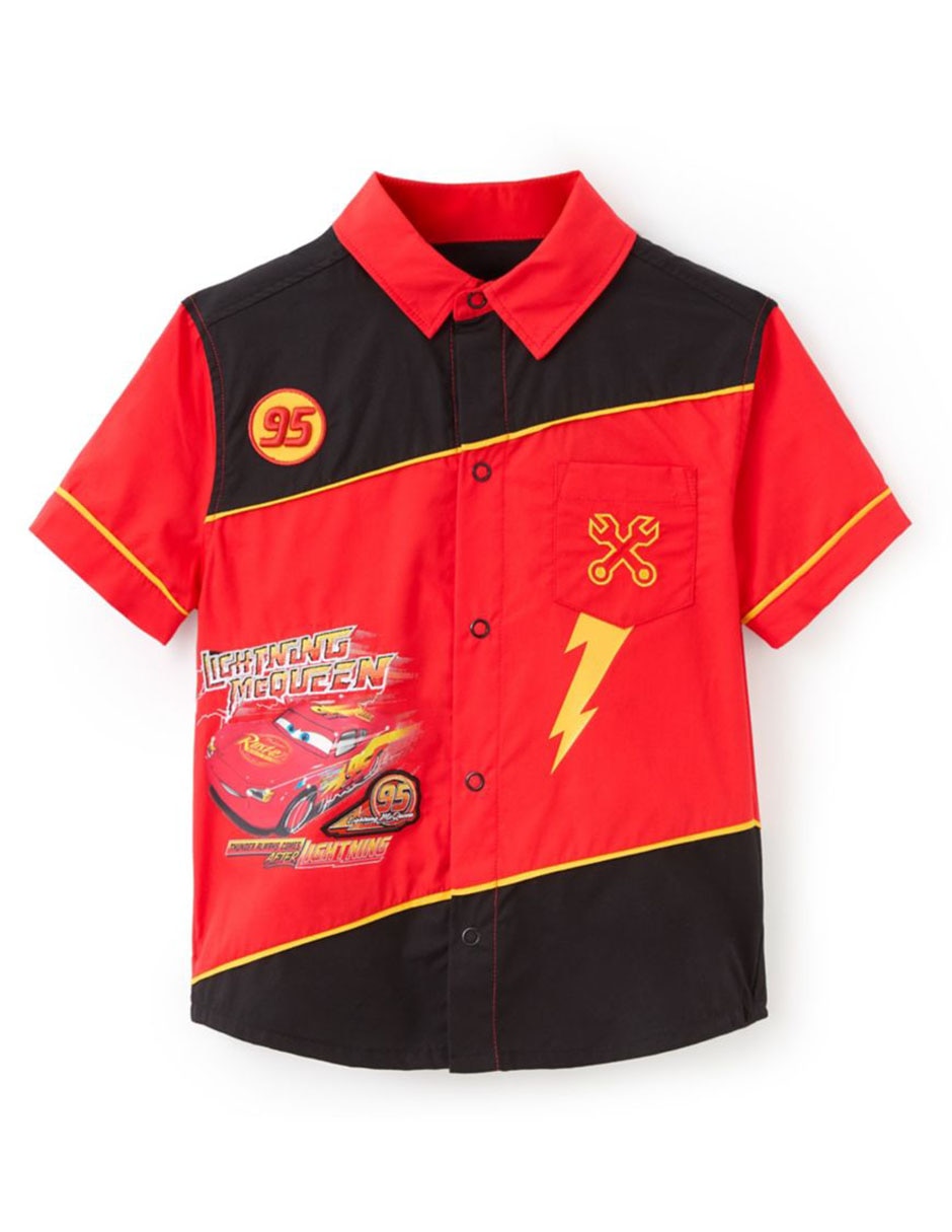 Camisa de algodón manga corta para niño Camisa de algodón manga corta para niño