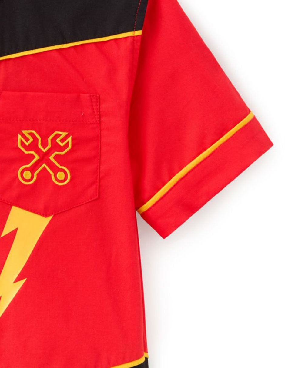Camisa de algodón manga corta para niño 4