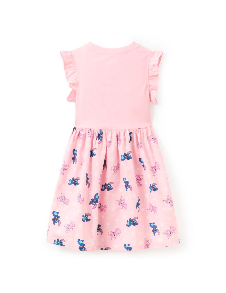 Vestido manga volantes para bebé niña 2