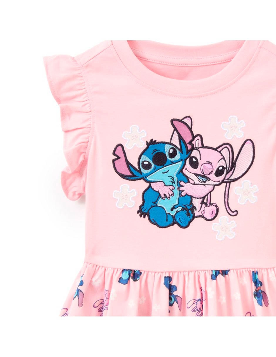 Vestido manga volantes para bebé niña 3