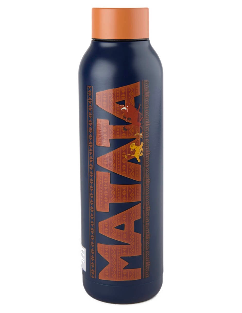 Botella De Agua El Rey León De Acero Inoxidable Con Tapa Rosca 630 Ml