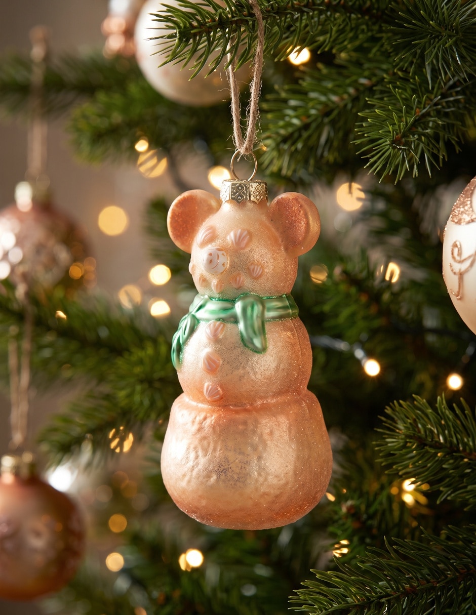 Ornamento navideño muñeco nieve 3