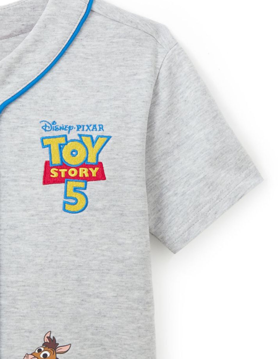 Playera toy story manga corta para niño