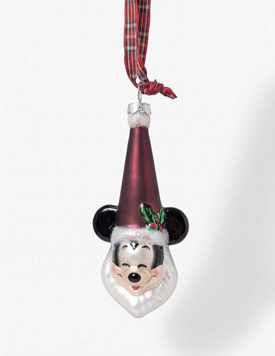 Ornamento navideño Santa Claus Mickey Mouse