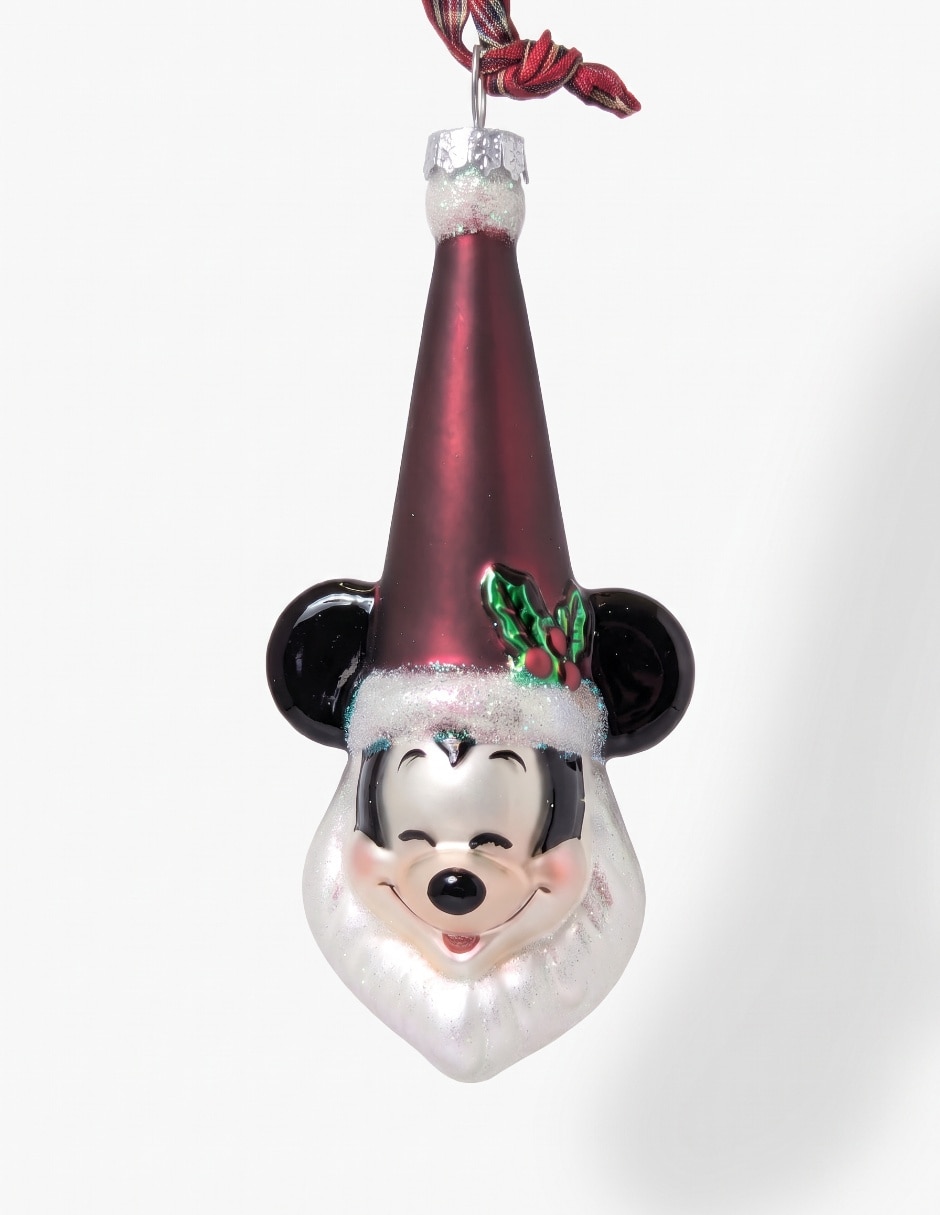 Ornamento navideño Santa Claus Mickey Mouse 4