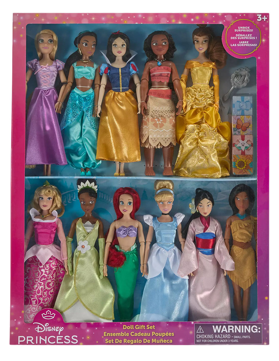 Set figuras de personajes disney princess 2