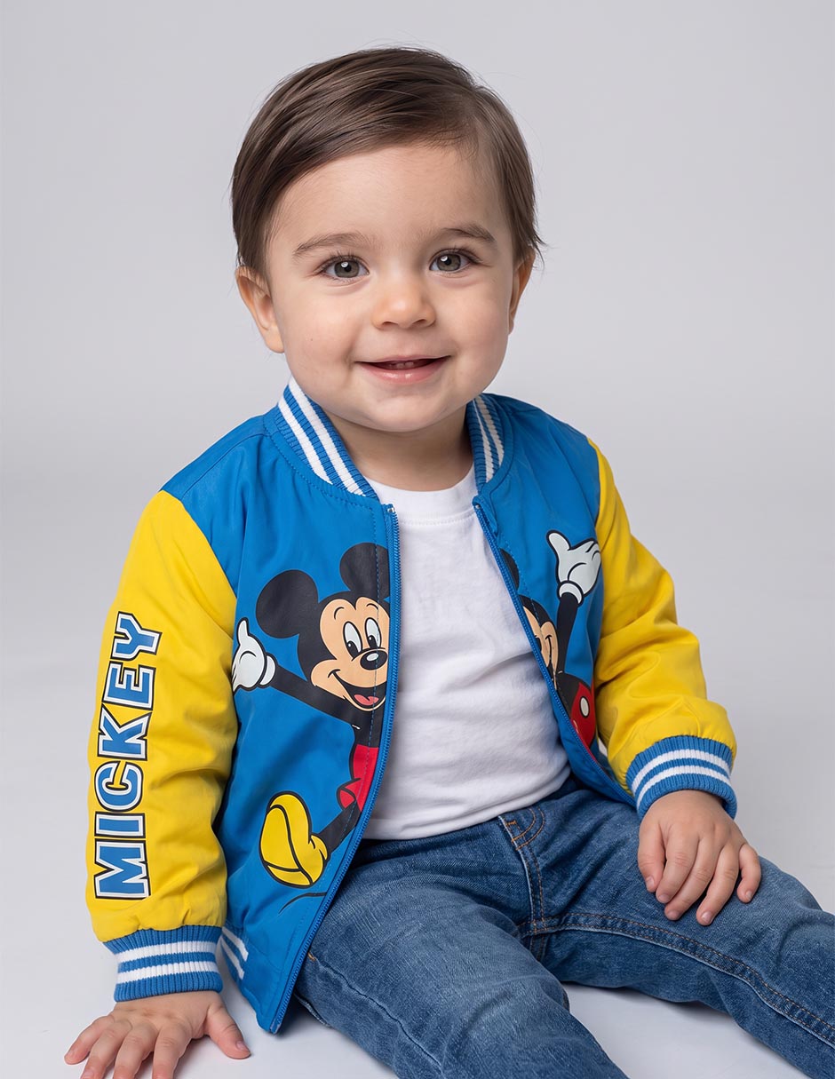 Chamarra disney mickey mouse para niño Chamarra disney mickey mouse para niño