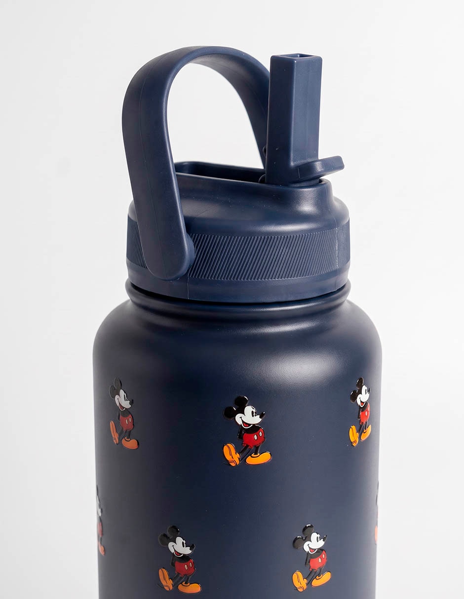Botella de agua de acero inoxidable con tapa push pull 946 ml 2