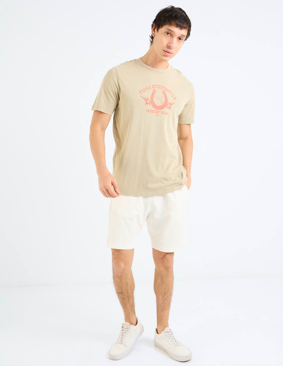 Playera manga corta para hombre