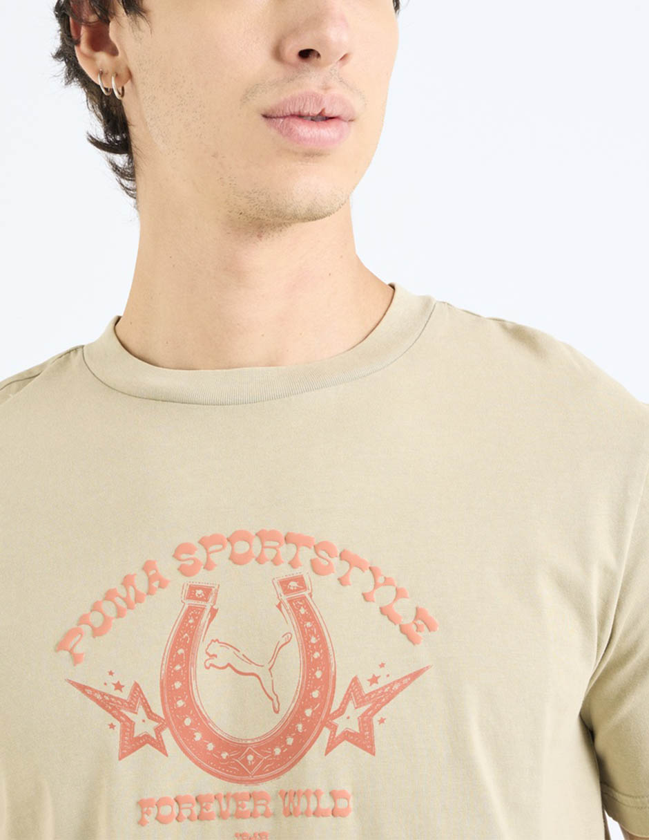 Playera manga corta para hombre