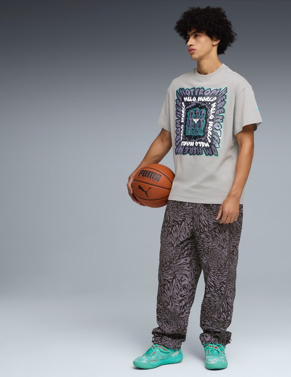 Playera Lamelo x Melo World Tee Ii manga corta para hombre