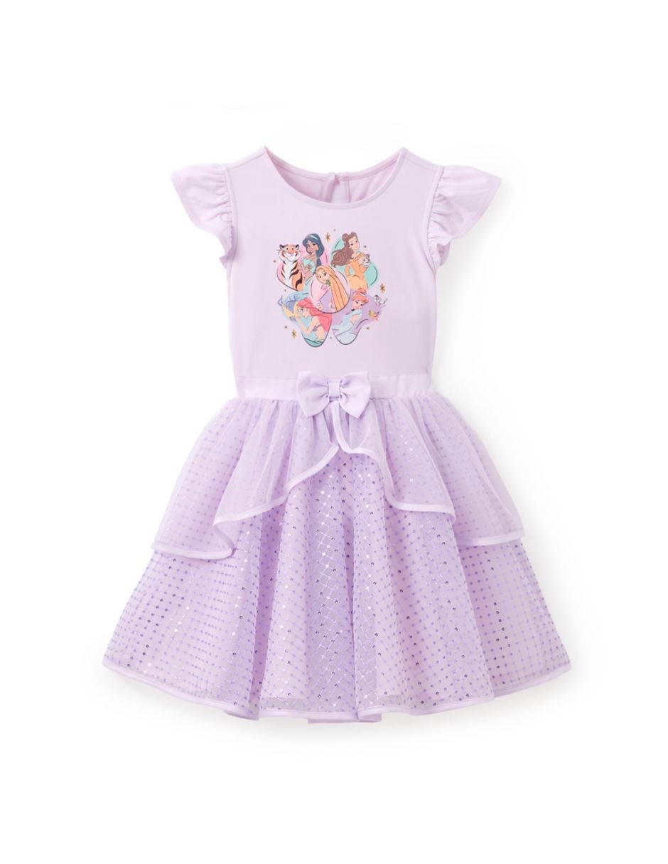 Vestido manga mariposa para niña Vestido manga mariposa para niña