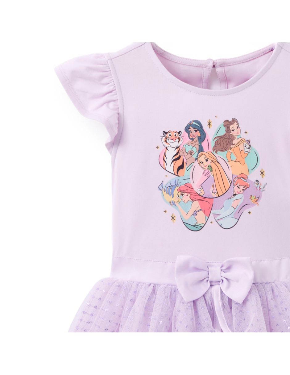 Vestido manga mariposa para niña 3
