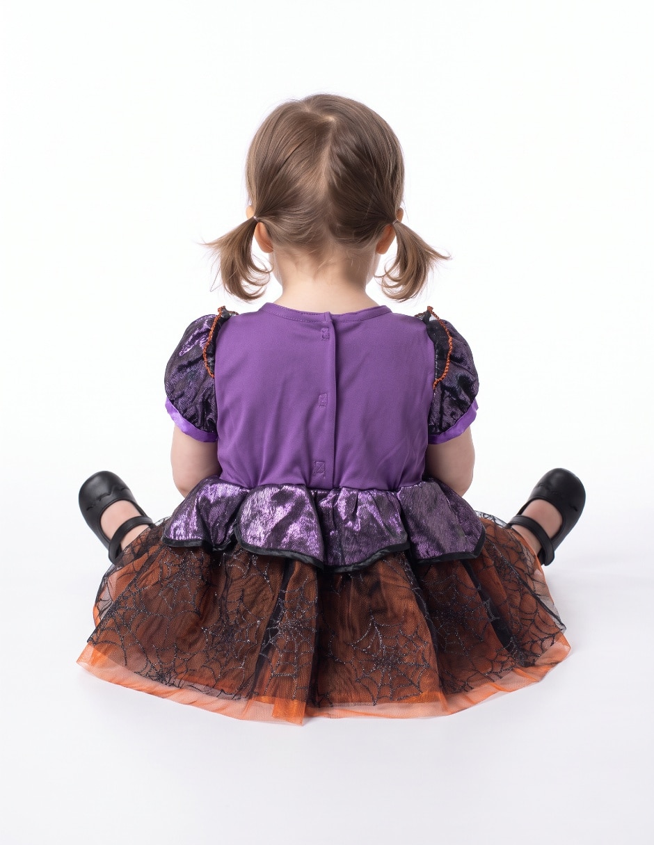 Disfraz de bruja Minnie Mouse para niña 2