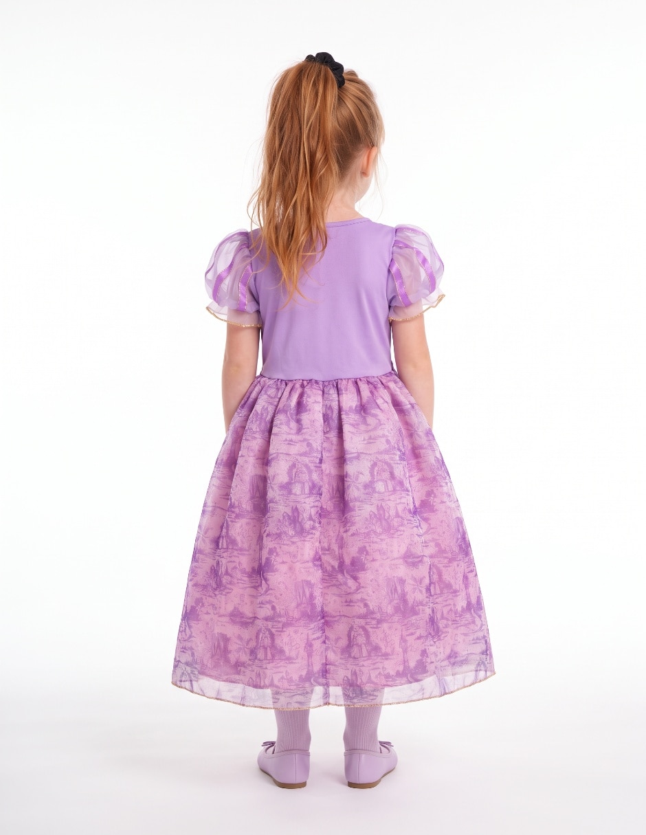 Disfraz de princesa Rapunzel para niña