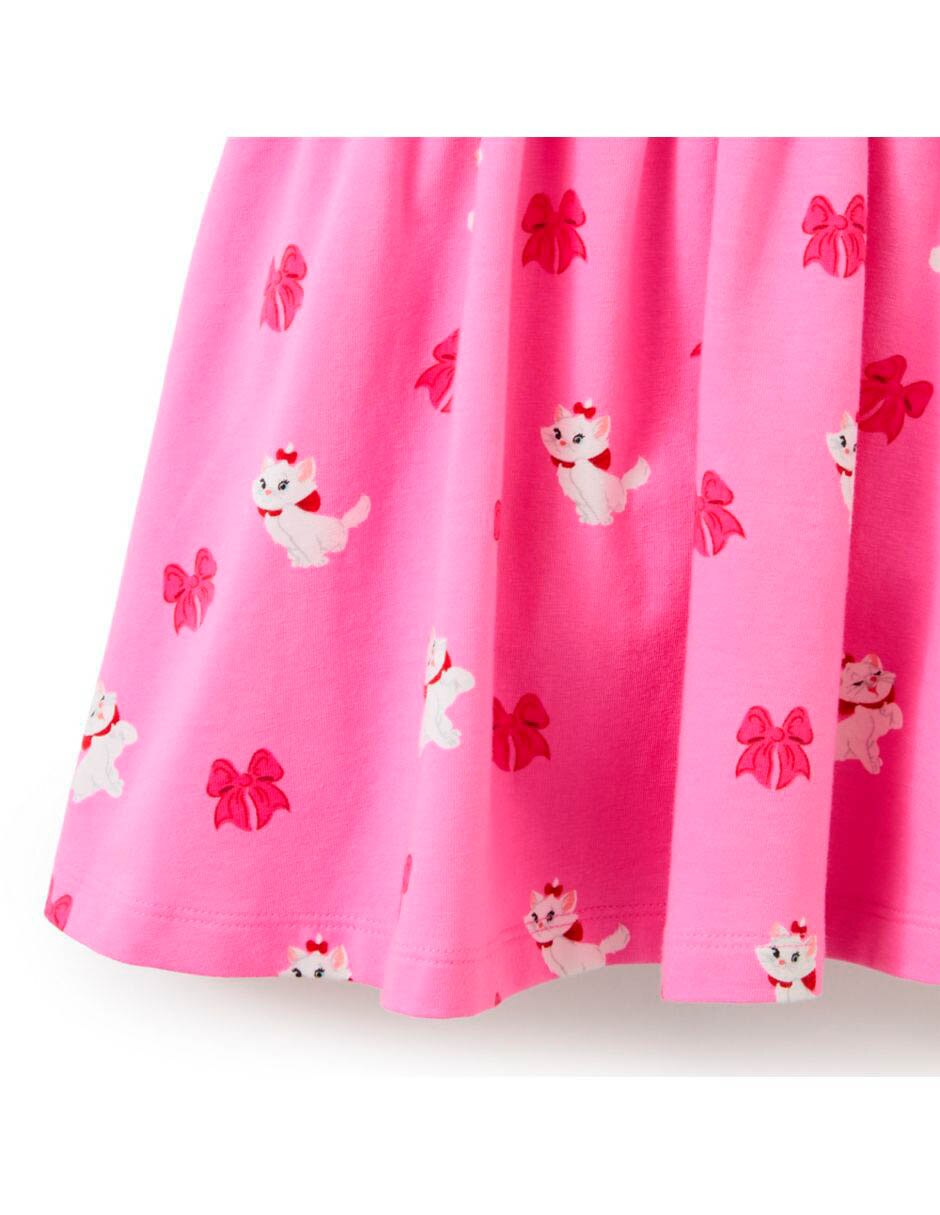 Vestido manga globo para niña 5