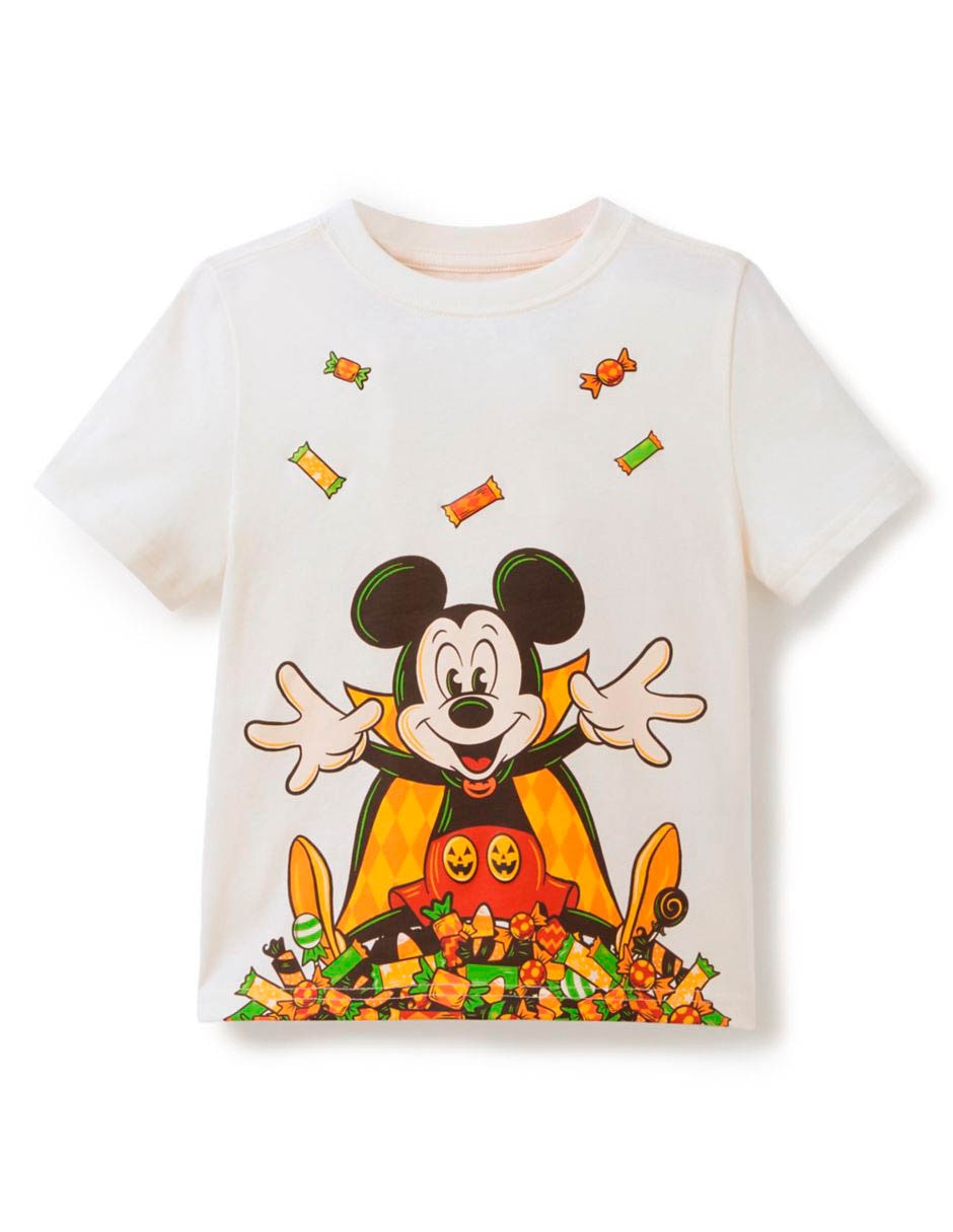 Playera Mickey Mouse manga corta para niño Playera Mickey Mouse manga corta para niño
