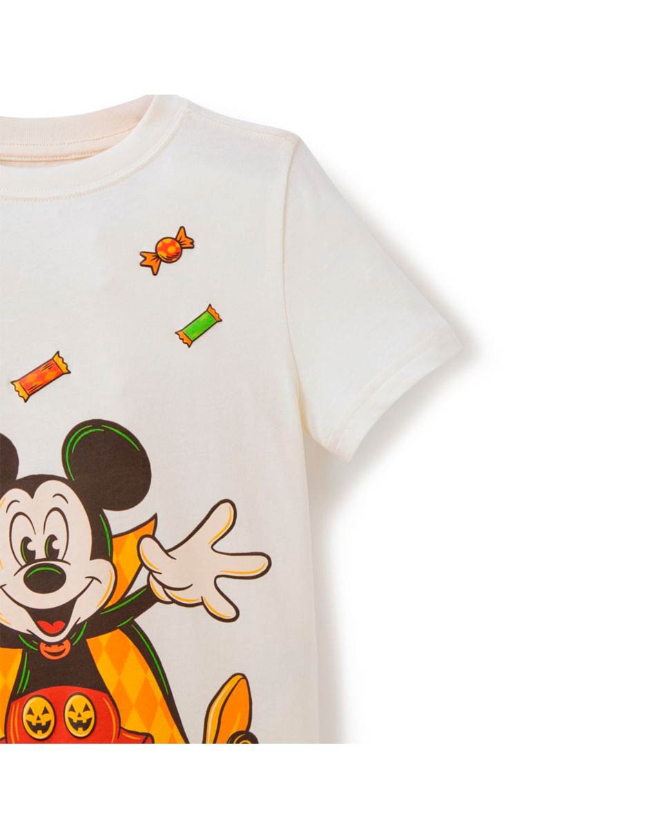 Playera Mickey Mouse manga corta para niño 4