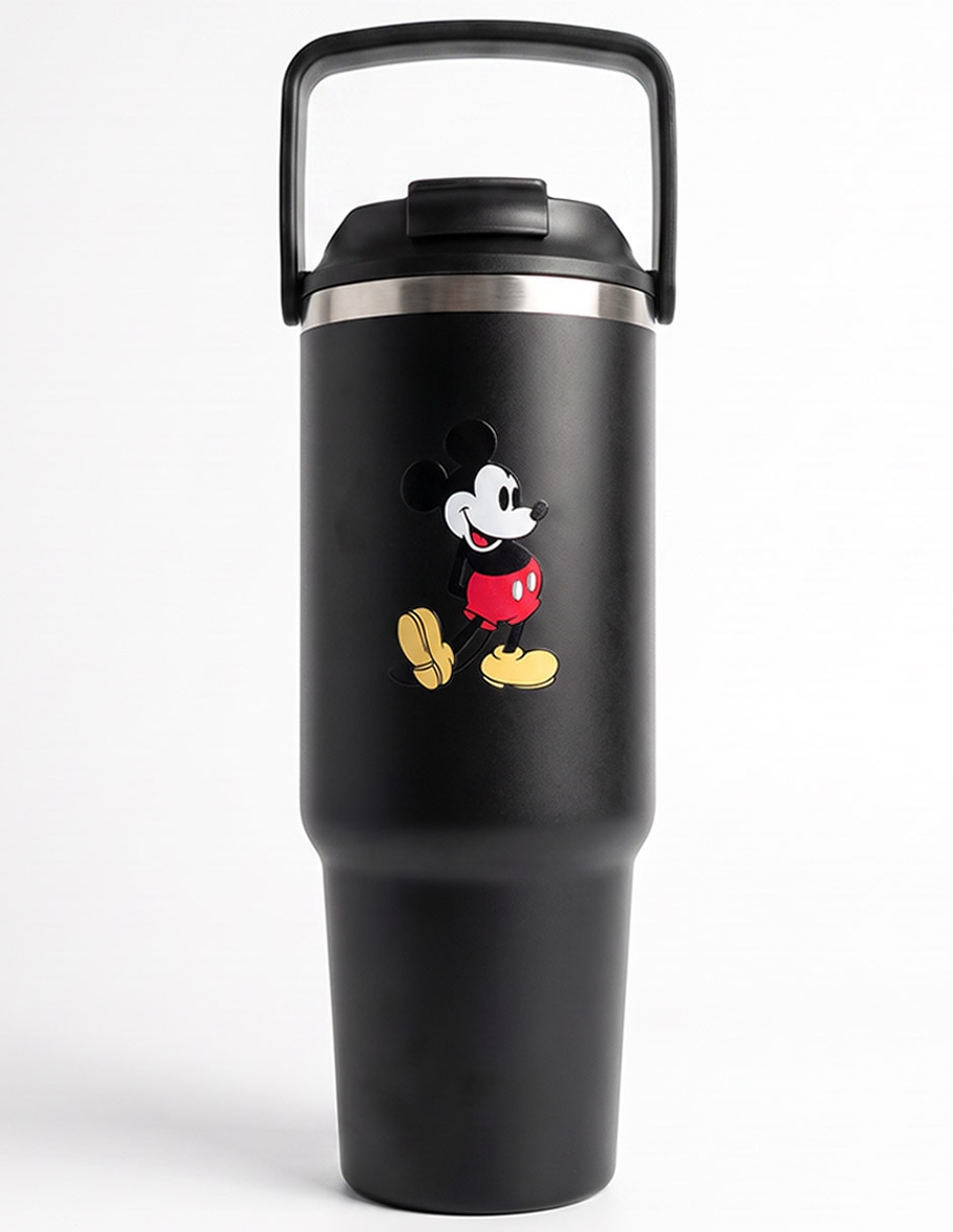 Termo de acero disney con tapa rosca 930 ml