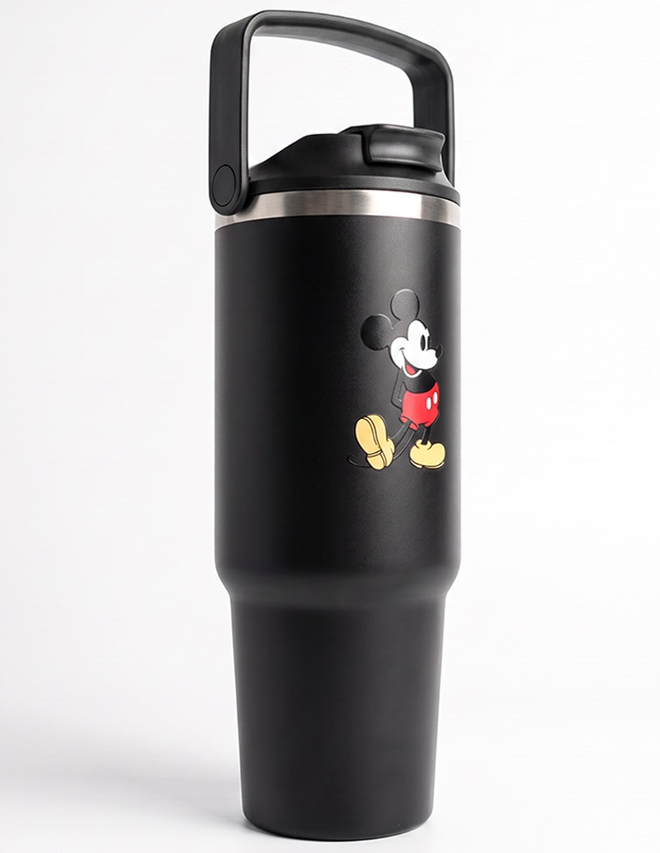 Termo de acero disney con tapa rosca 930 ml